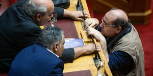 Νίκος Βούτσης, Πάνος Σκουρλέτης και Νίκος Φίλης
