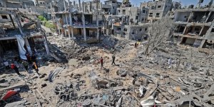 Λωρίδα της Γάζας, μετά τους βομβαρδισμούς