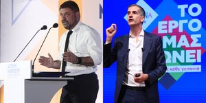 Νίκος Χαρδαλιάς και Κώστας Μπακογιάννης