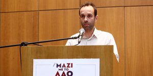 Ο υποψήφιος δήμαρχος Θεσσαλονίκης με τη Λαϊκή Συσπείρωση, Βασίλης Τομπουλίδης