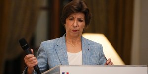 Η Γαλλίδα υπουργός Εξωτερικών Κατρίν Κολονά