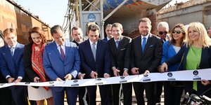 Κόψιμο κορδέλας στα ναυπηγεία Ελευσίνας