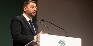 Ο Νίκος Ανδρουλάκης σε ομιλία