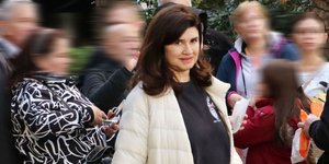 Η Αννα Κουρή με τον σύζυγό της