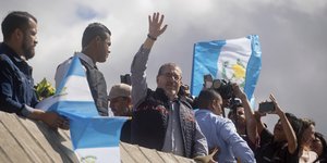 Ο πρόεδρος της Γουατεμάλας Μπερνάρντο Αρέβαλο 