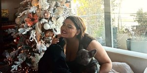 Η Δανάη Μπάρκα στόλισε για τα χριστούγεννα