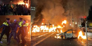Δουβλίνο: Βίαιες συγκρούσεις σε διαδηλώσεις μετά την επίθεση με μαχαίρι