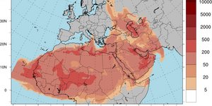 H συγκέντρωση της αφρικανικής σκόνης