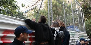 Φωτογραφία από τη διαμαρτυρία χθες το πρωί στα Εξάρχεια