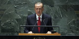 Ο Ρετζέπ Ταγίπ Ερντογάν σε ομιλία στον ΟΗΕ