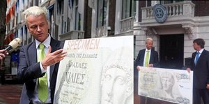 Ολλανδία: Όταν ο ακροδεξιός Βίλντερς διαδήλωνε έξω από την ελληνική πρεσβεία στη Χάγη για επιστροφή στη δραχμή!