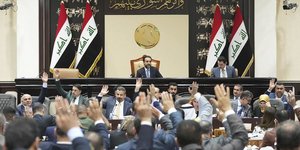 Ψηφοφορία στο κοινοβούλιο του Ιράκ