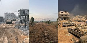 Φωτογραφίες από τις επιχειρήσεις του ισραηλινού στρατού στη Λωρίδα της Γάζας