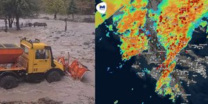 Σε εξέλιξη η κακοκαιρία 