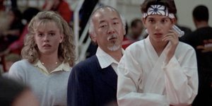 Στιγμιότυπο από το Καράτε Κιντ με τον Ραλφ Μάτσιο