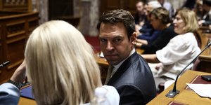 Ο πρόεδρος του ΣΥΡΙΖΑ Στέφανος Κασσελάκης