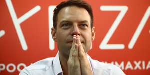 Σκεπτικός ο πρόεδρος του ΣΥΡΙΖΑ, Στέφανος Κασσελάκης