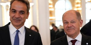 Κυριάκος Μητσοτάκης και Όλαφ Σολτς