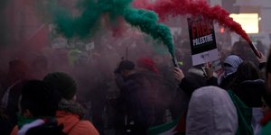 Βρετανία: Διαδήλωση στο Λονδίνο υπέρ των Παλαιστινίων	