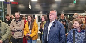 Σταϊκούρας και Ταχιάος στο μετρό Θεσσαλονίκης: