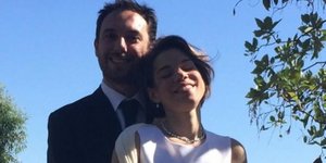 Η Μόνικα με τον σύζυγό της, Σταύρο Ξενίδη