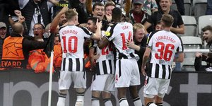 Η Νιουκάστλ σε παιχνίδι της στους ομίλους του Champions League
