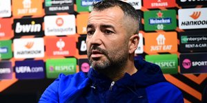 Ο προπονητής του Ολυμπιακού, Ντιέγκο Μαρτίνεθ