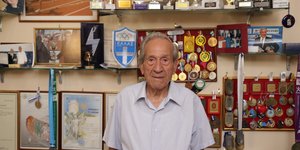 Ο 92χρονος μαραθωνοδρόμος Στέλιος Πρασσάς