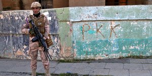 Χαραγμένο PKK σε τοίχο