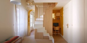 σπίτι με σκανδιναβική διακόσμηση στο Παρίσι