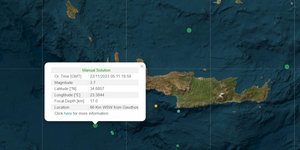 Σεισμός στην Γαύδο