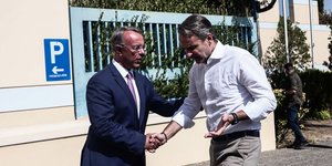 Ο Χρήστος Σταϊκούρας και ο Κυριάκος Μητσοτάκης