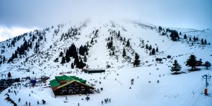 Χιονοδρομικό Καλαβρύτων- Αεροφωτογραφία Α. Νικολόπουλος/Eurokinissi