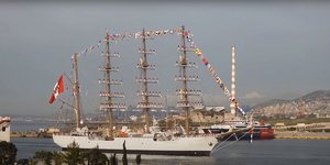 Στον Πειραιά από το Περού έφτασε το δεύτερο μεγαλύτερο ιστιοφόρο του κόσμου