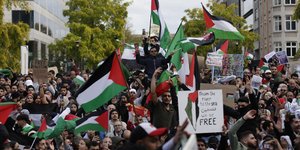 Διαδηλώσεις στις Βρυξέλλες υπέρ των Παλαιστινίων