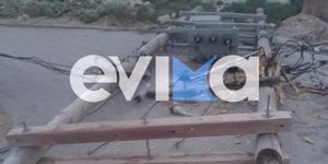 Επεσε κολώνα από την κακοκαιρία