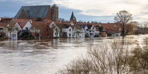 Πλημμύρισε η πόλη Βέρντεν της Γερμανίας 