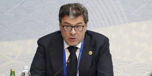 Ο υπουργός Οικονομικών της Ιταλίας, Τζιανκάρλο Τζορτζέτι 