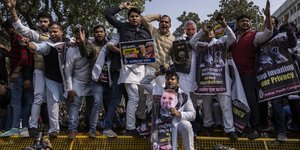 Διαδήλωση στην Ινδία κατά της κυβέρνησης Μόντι για τις παράνομες παρακολουθήσεις