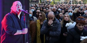 Σε λαϊκό προσκύνημα η σορός του Βασίλη Καρρά