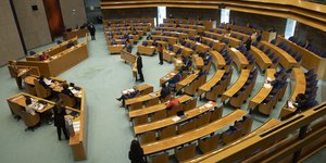 H αίθουσα του Ολλανδικού κοινοβουλίου