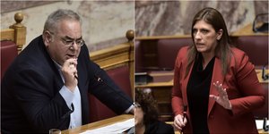 Λαμπρούλης και Κωνσταντοπούλου στη Βουλή