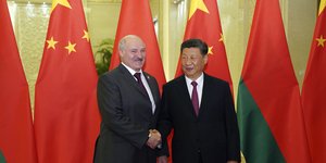 Λουκασένκο και Σι Τζινπίνγκ 