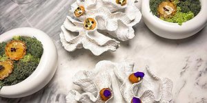 Πιάτα σαν έργα τέχνης στο εστιατόριο «Le Pavillon»