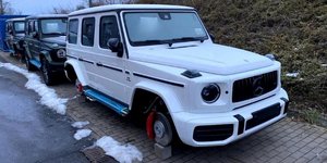 Κλοπή τροχών από Mercedes