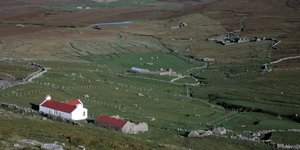 Απομονωμένο σπίτι στο νησί Foula, στο αρχιπέλαγος Shetland 