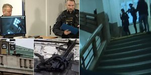 Πλάνα από την επέμβαση της αστυνομίας κατά του μακελάρη στην Πράγα