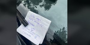 Το σημείωμα οδηγού που έγινε viral