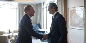 Συνάντηση Μητσοτάκη με τον πρόεδρο της Microsoft