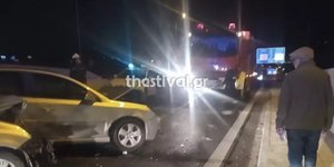 Από το τροχαίο στην Εθνική Οδό